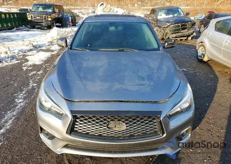 2018 Infiniti Q50 Luxe z USA, uszkodzony, nr VIN JN1EV7ARXJM438809